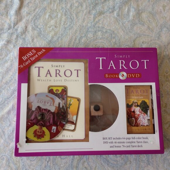 Simply Tarot - Cards, Book and DVD - NIB - Picture 1 of 7